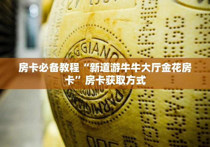 房卡必备教程“新道游牛牛大厅金花房卡”房卡获取方式