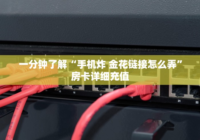 一分钟了解“手机炸 金花链接怎么弄”房卡详细充值