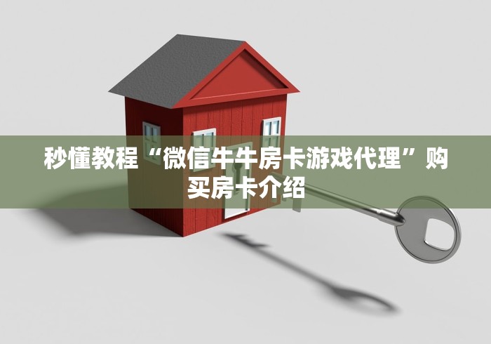 秒懂教程“微信牛牛房卡游戏代理”购买房卡介绍 秒懂教程“微信牛牛房卡游戏代理”购买房卡介绍