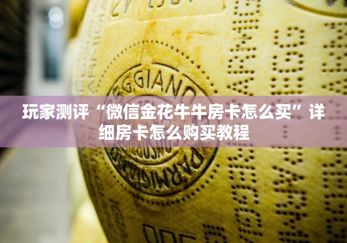 玩家测评“微信金花牛牛房卡怎么买”详细房卡怎么购买教程