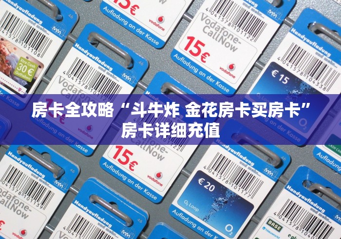 房卡全攻略“斗牛炸 金花房卡买房卡”房卡详细充值