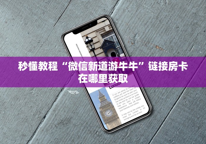 秒懂教程“微信新道游牛牛”链接房卡在哪里获取